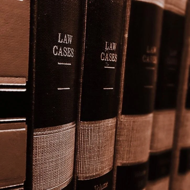 Legal books on shelf